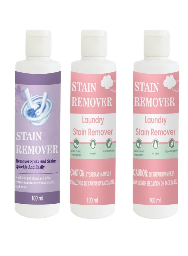 TOOVUS Stain Remover Combo Pack of Purple, Pink and Pink Stain Remover | Multi-Surface Cleaning Solution for Clothes, Fabrics, Upholstery (100 g Each) - Image 1